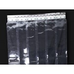 2.4m Hanging Transparent Door Curtain | 6x 20cm PVC Strips, 1m Wide | Commercial