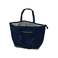19L Insulated Folding Cooler Bag - Navy Blue