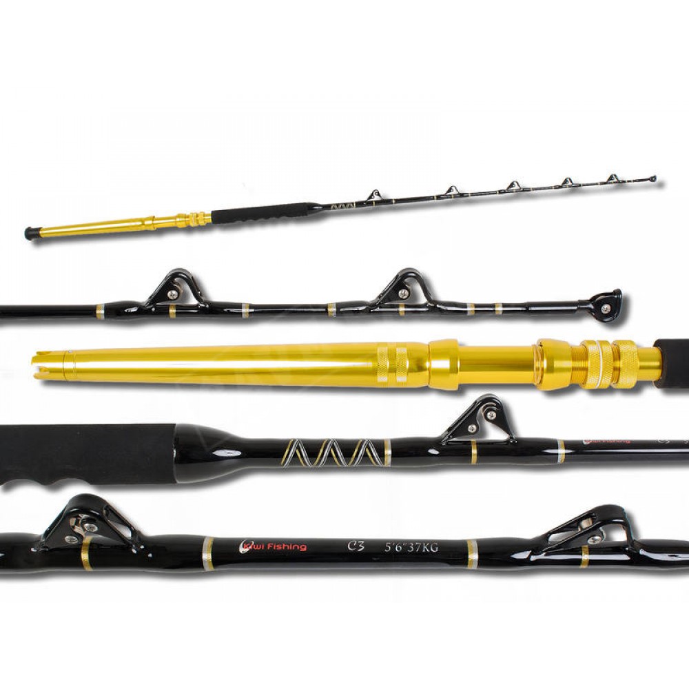 Game Fishing Rod 5'6 37Kg with Roller Guides