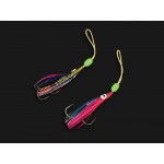 2.5cm 2 Pair Assist Hook Replacements Inchiku - Blue/Red Size 2