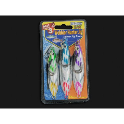Hex Wobbler Fishing Lures - 3 Pack Assorted 24g / 32g / 42g