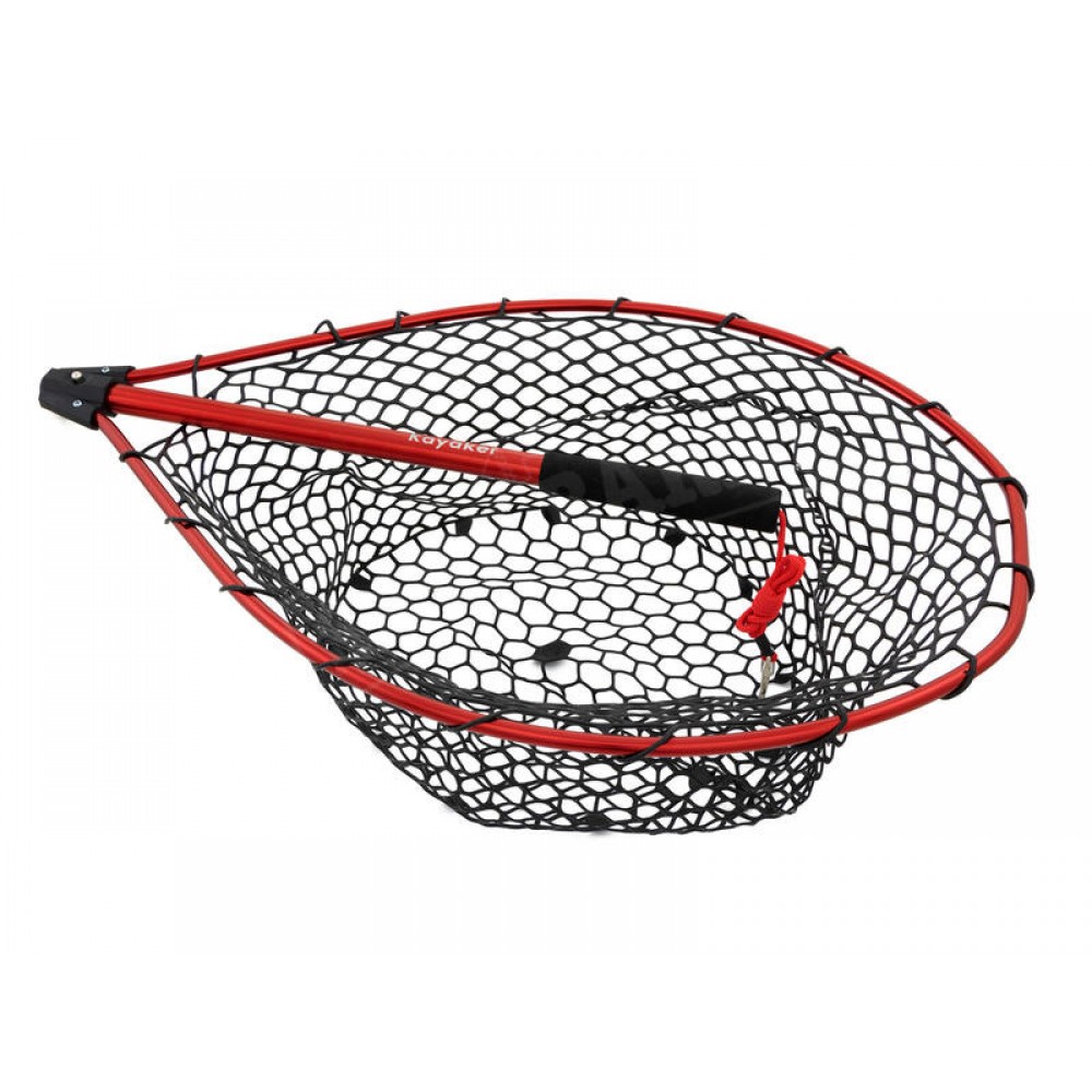 Landing Net CATCH & RELEASE Fishing Nets w/ Rope and Clip