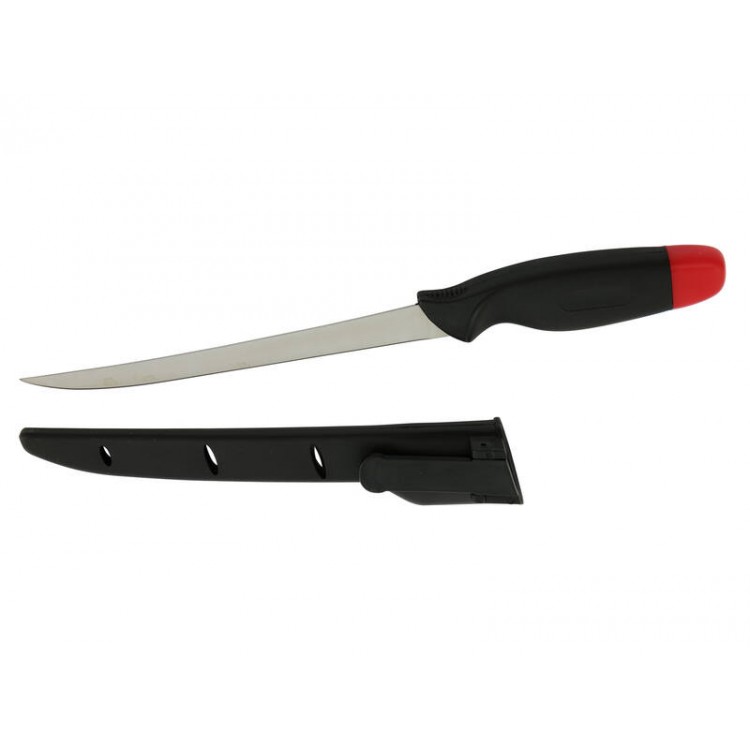 FISHTECH 7" Floating Filleting Knife & Sheath - Stainless Steel Blade