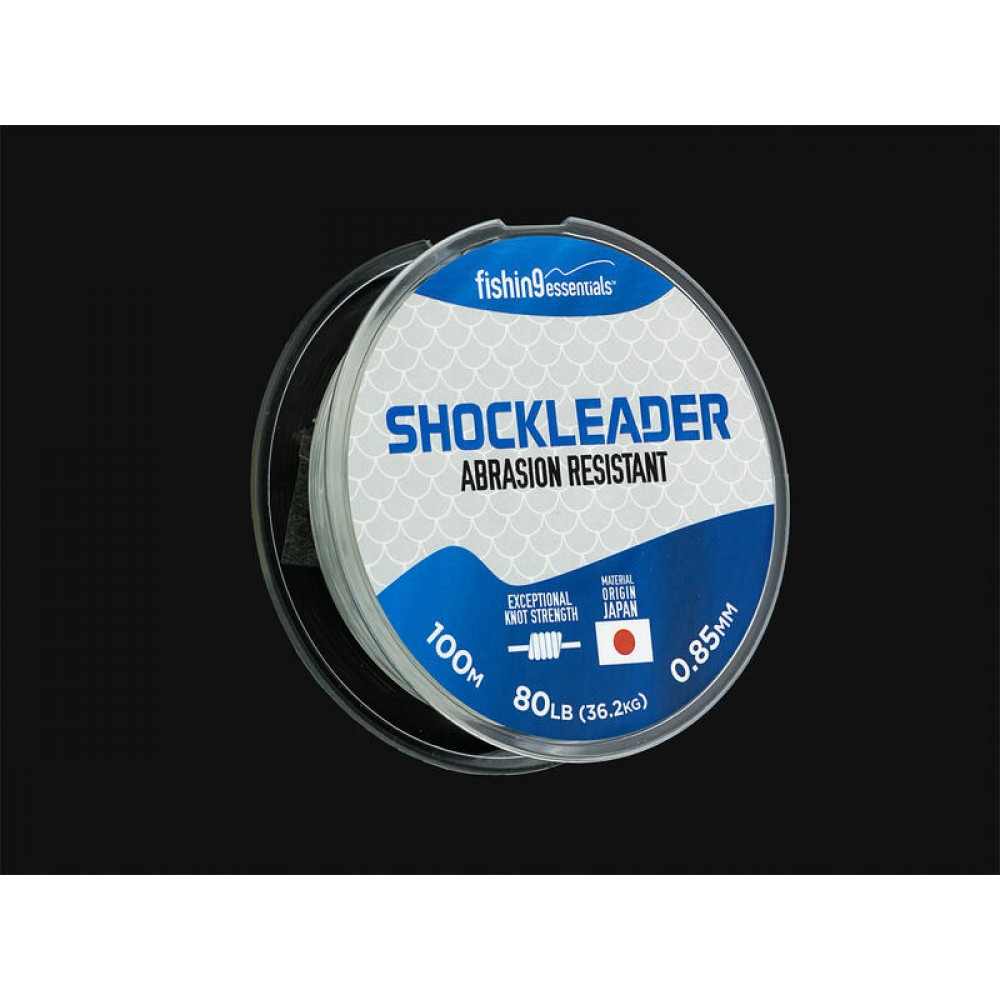 Shockleader Line Abrasion Resistant Trace Fishing Line 100M 80LB / 36.2kg -  Boating & Fishing