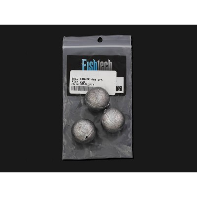 4oz Ball Sinker - Fishing Tackle Weights - 3 Pack