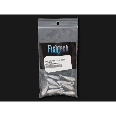 1/2oz Reef Sinkers - 10 Pack Fishing Weights - FISHTECH