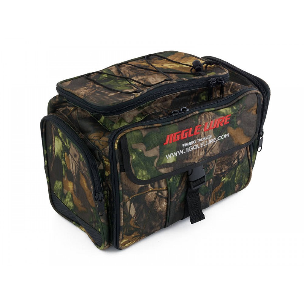 Fishing Bag Back Pack with 4 Tackle Boxes - Camo