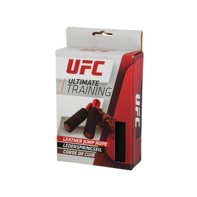 UFC 2.7m Leather Jump Rope | Ultimate Training Speed & Fitness Skipping Ropes