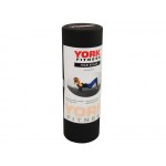 YORK Foam Massage Roller - Black | High Density EVA | Exercise Gym & Fitness
