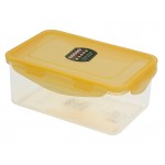 Food Storage Container Bin RECT + Lid 1.4L Yellow