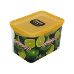 Food Storage Container Bin RECT + Lid 3.9L Yellow