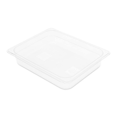 1/2GN 65mm Gastronorm Pan - Clear Polycarbonate - Food Grade