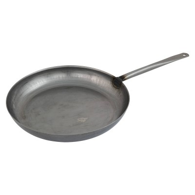 Commercial Frypan Black Iron Cookware 40cm Diameter