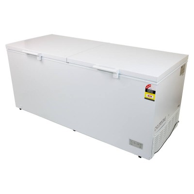 688L Chest Freezer - 1.9m Dual Lid - White - IMPRASIO