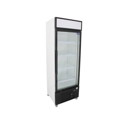 326L Upright Display Freezer - Single Glass Door