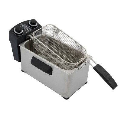 3L Electric Deep Fryer 2.1kW, Single Vat - Home Kitchen Benchtop Appliances