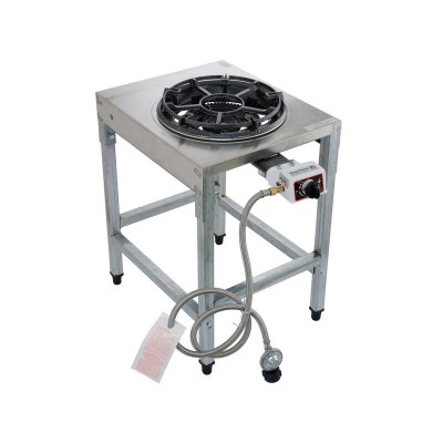 9kW Single Burner  2 Ring LPG Gas Stove with Stand - Outdoor Use