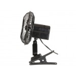 12V Portable Oscillating 6" Fan with Clamp