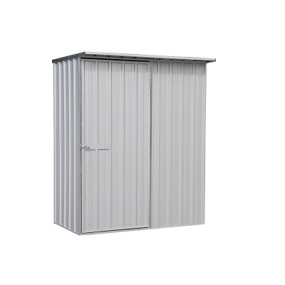 THE FANTAIL 1.5m x 0.8m Garden Shed + Wooden Floor | Galvalume | Tool Sheds