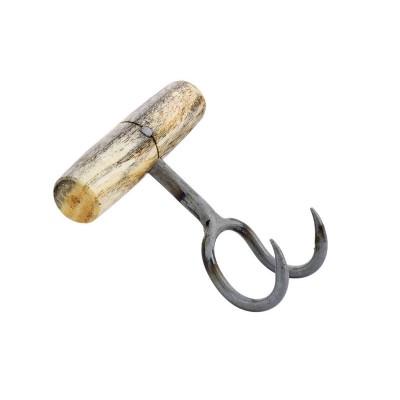 Wool Bale / Bag Hook with Wooden Handle  #10