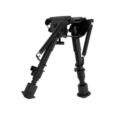 Rifle Bipod Swivel Sling Mount - Extendable Legs 6" / 9"