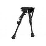 Rifle Bipod Swivel Sling Mount - Extendable Legs 6" / 9"