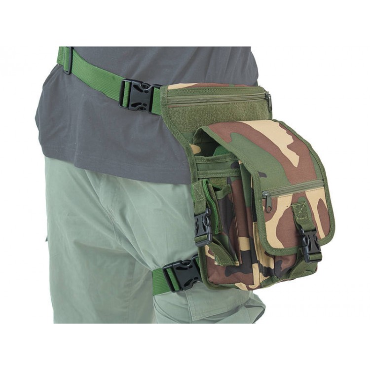 Camo Utility Belt Accessory Pouch Kit Bag