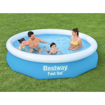 Swimming Pool 3.05m with Pump BESTWAY Fast Set Fill & Rise Pool
