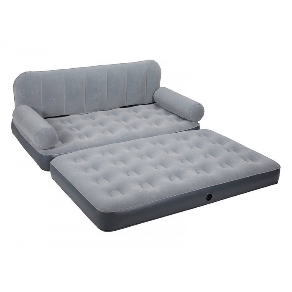 Inflatable 2 Seater Sofa Bed Grey