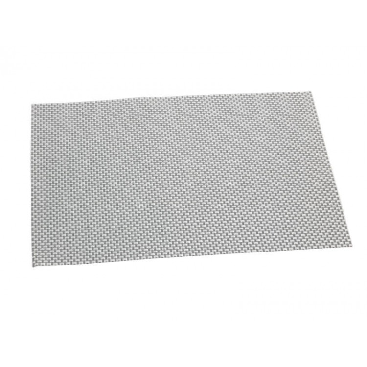 Polyester/PVC Placemat Silver 30x45 cm