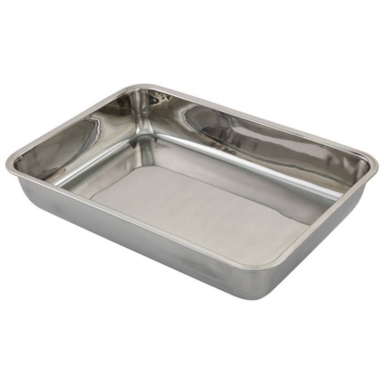 Stainless Steel Tray 42x29x7CM S/S Polished Dish