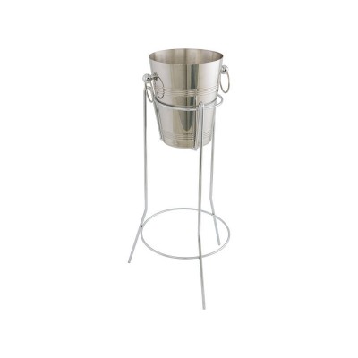 Stainless Steel Wine & Ice Bucket with Stand