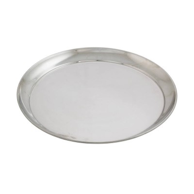 30cm Stainless Steel Round Serving Tray 12" Commercial Trays