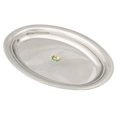 55cm Oval Platter Tray | Commercial Kitchen 18/10 Stainless Steel Platters Trays