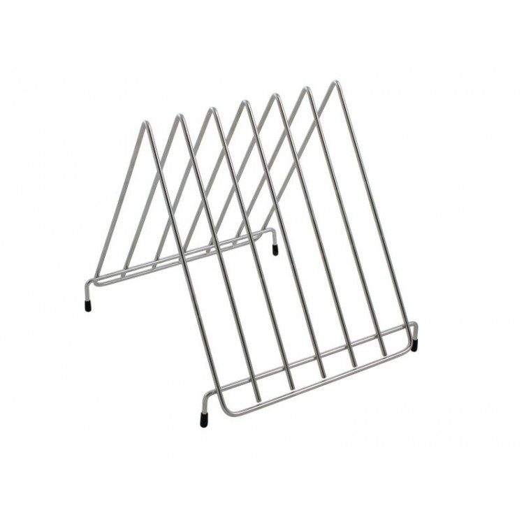 Chopping Board Stand Stainless Steel Holder Rack - 6 Slots
