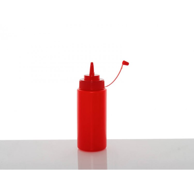 0.45L Squeeze Bottle Sauce Dispenser - Red - 450ml