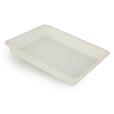 Plastic Storage Tray White - 43.5cm x 33.5cm