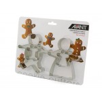 Cookie Cutters Gingerbread Family - Set of 4 AVANTI