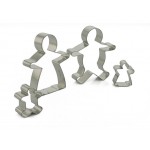Cookie Cutters Gingerbread Family - Set of 4 AVANTI