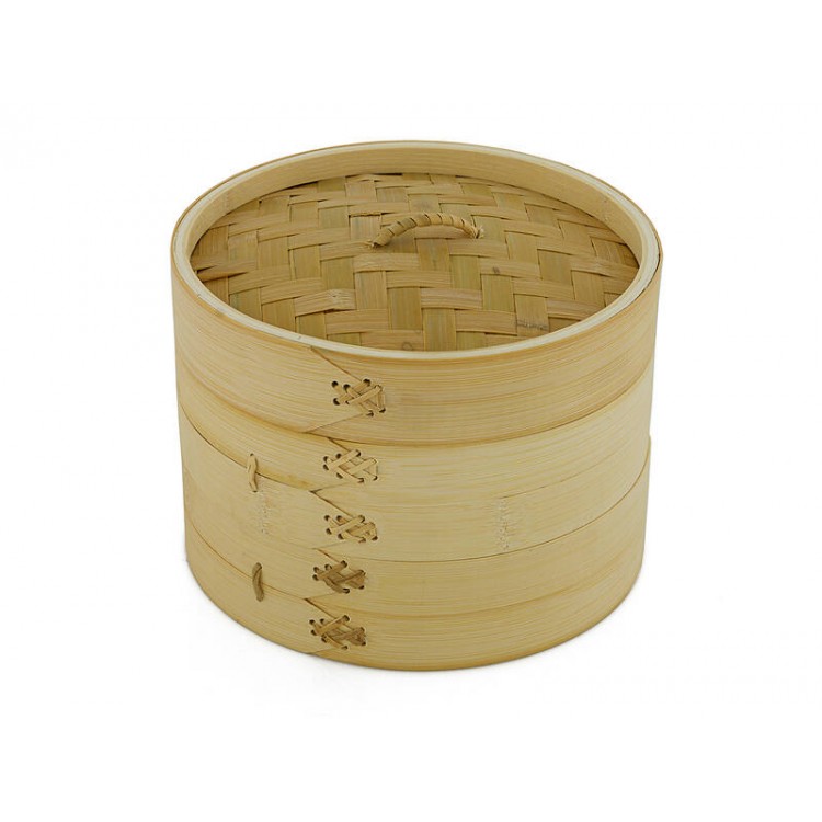 AVANTI Bamboo Basket Steamer Set 2 Tier 25cm