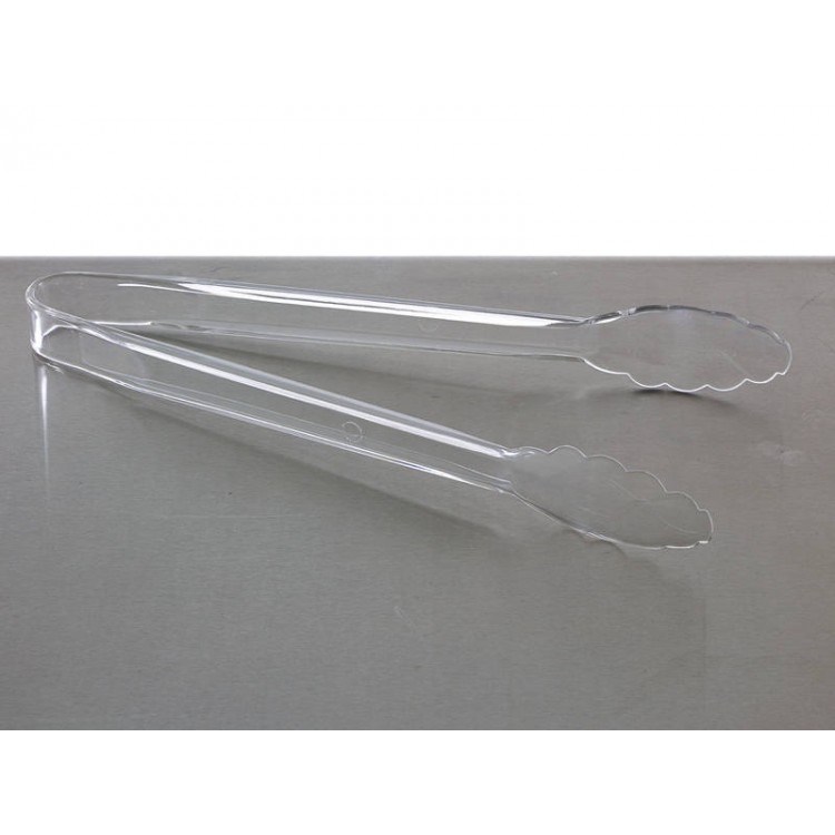 Tongs 30cm Polycarb Clear Tong