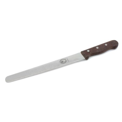 Bread Knife 10" Stainless Steel Round End Fine