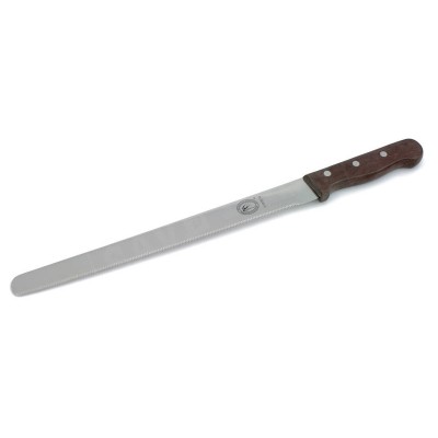 Bread Knife 12" Stainless Steel Round End Fine