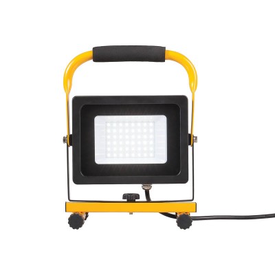 LED Work Light 30W 2400 Lumens IP65 Waterproof 240V Slim Yellow TECHLIGHT
