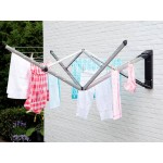 24m Wall Mounted Clothes Line | Wall-Fix Folding Clothesline Dryer | BRABANTIA