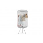 Portable Heated Laundry Drying Rack with PTC Ceramic Heating Element