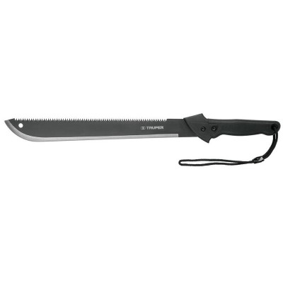 18" (45cm) Double Edge Machete and Sheath - 2 in 1 Tool with Saw