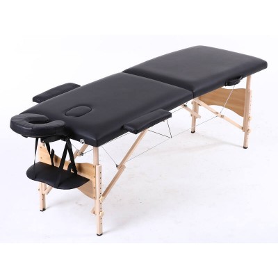 2.1m Portable Folding Massage Table - 214cm L x 80cm W x 60-81cm H