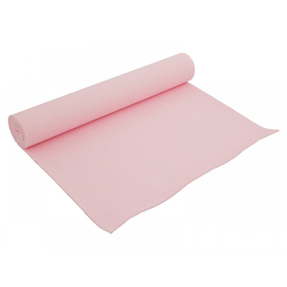 1.73m Yoga Mat - Pink  5mm Ultra-Thin PVC Pilates & Gym Mats