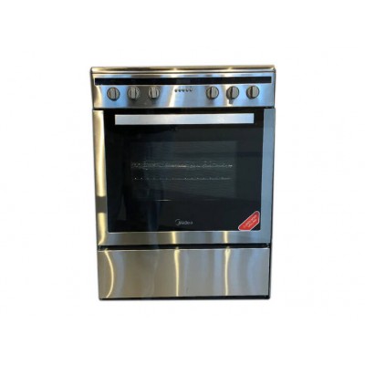 60cm Induction Freestanding Cooker & 70L Electric Oven - S/S MIDEA *RRP $1499.00